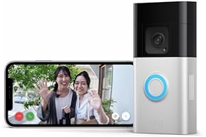 【Amazonデバイス】Ring Battery Doorbell Plus (リング ドアベルプラス バッテリーモデル) | 上下左右150°のワイドなカメラ視野角、1536p HD+ビデオ、電源工事不要なスマホ対応ドアホン・インターホン