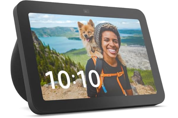 【New】Echo Show 8 (エコーショー8) 第3世代（2024年発売） - HDスマートディスプレイ with Alexa、13メガピクセルカメラ付き、空間オーディオ｜チャコール