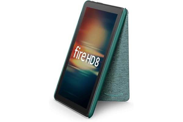 【Fire HD 8 第12世代用】Amazon純正 ファブリックカバー (グリーン)